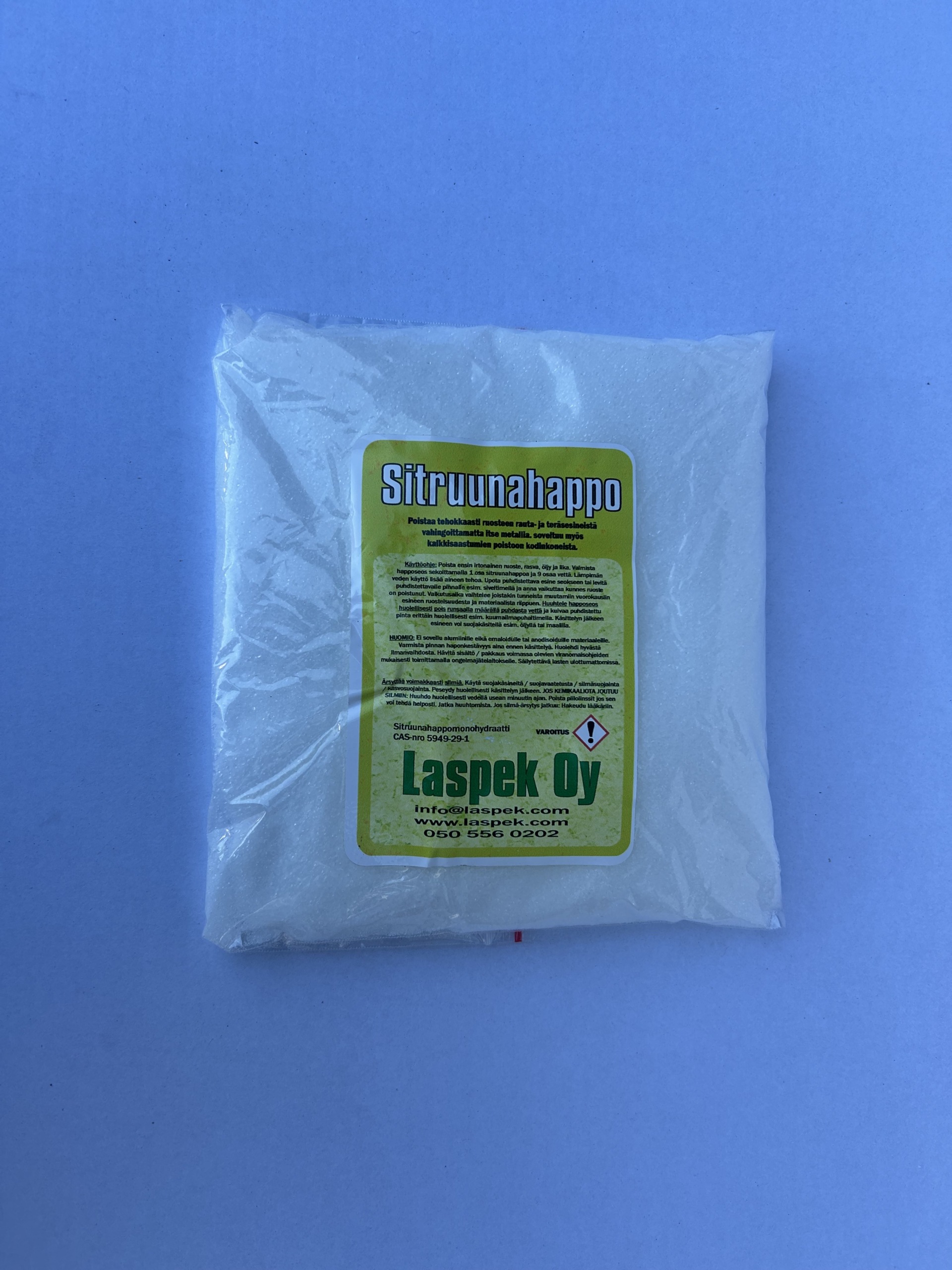 Lapsek Oy - Sitruunahappo puhdas 1Kg