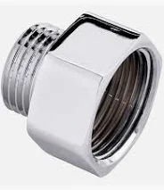 Lapsek Oy - Muunnosnippa 1/2″SK-3/8″UK kromi