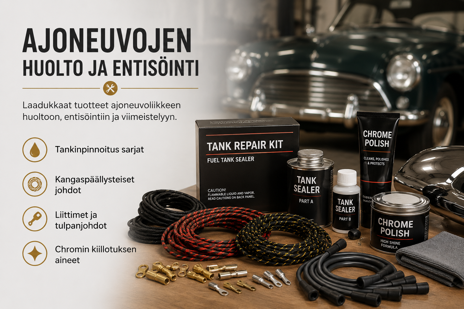 Ajoneuvojen huolto ja entisöinti